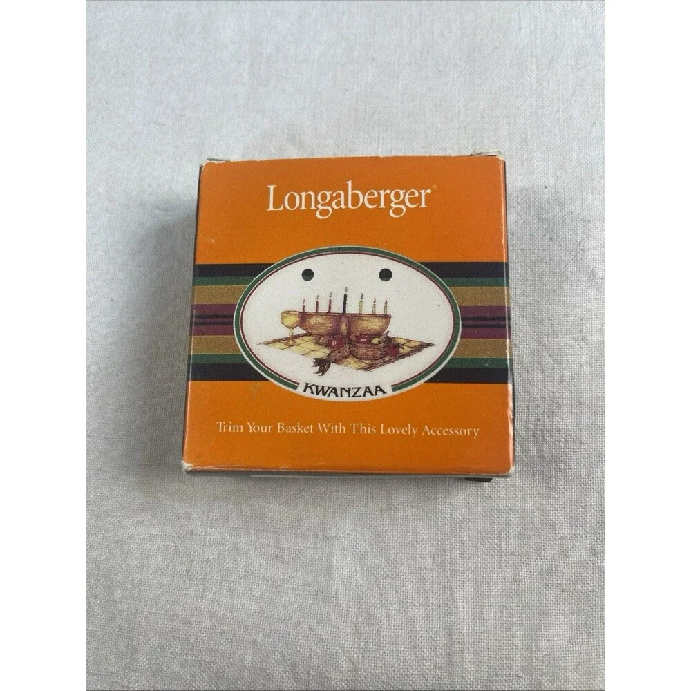 Longaberger Tie On: Kwanzaa 33481  - NIB